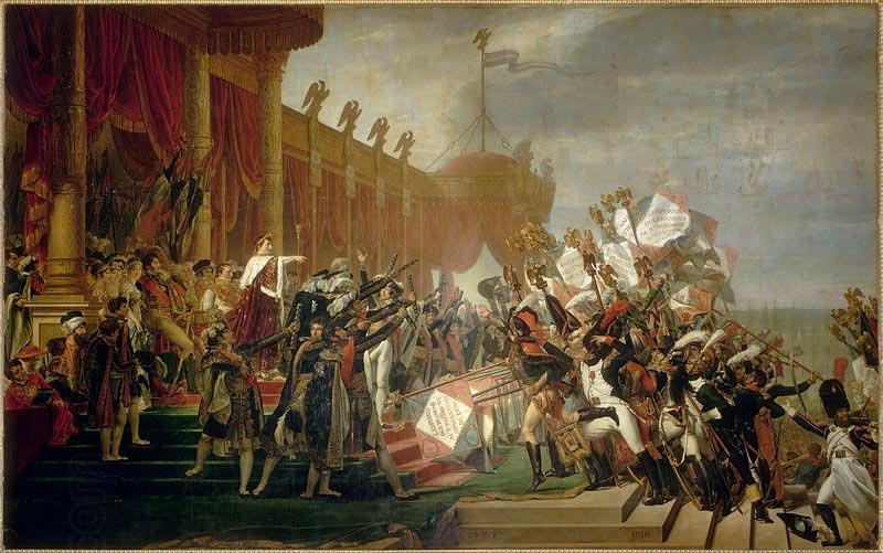 Jacques-Louis David The Army takes an Oath to the Emperor after the Distribution of Eagles, 5 December 1804 oil painting picture